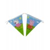 Guirlande en plastique fanions Peppa Pig 270 cm