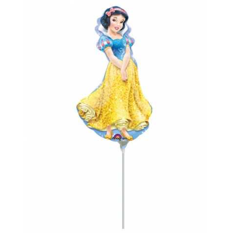 Petit ballon aluminium Blanche Neige 19 X 34 cm