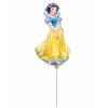 Petit ballon aluminium Blanche Neige 19 X 34 cm