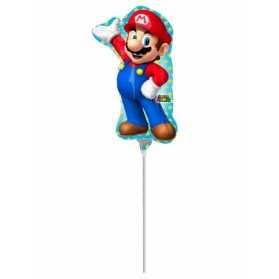 Petit Ballon aluminium Super Mario 20 X 30 cm