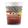 8 Gobelets en carton Cars 3 200 ml