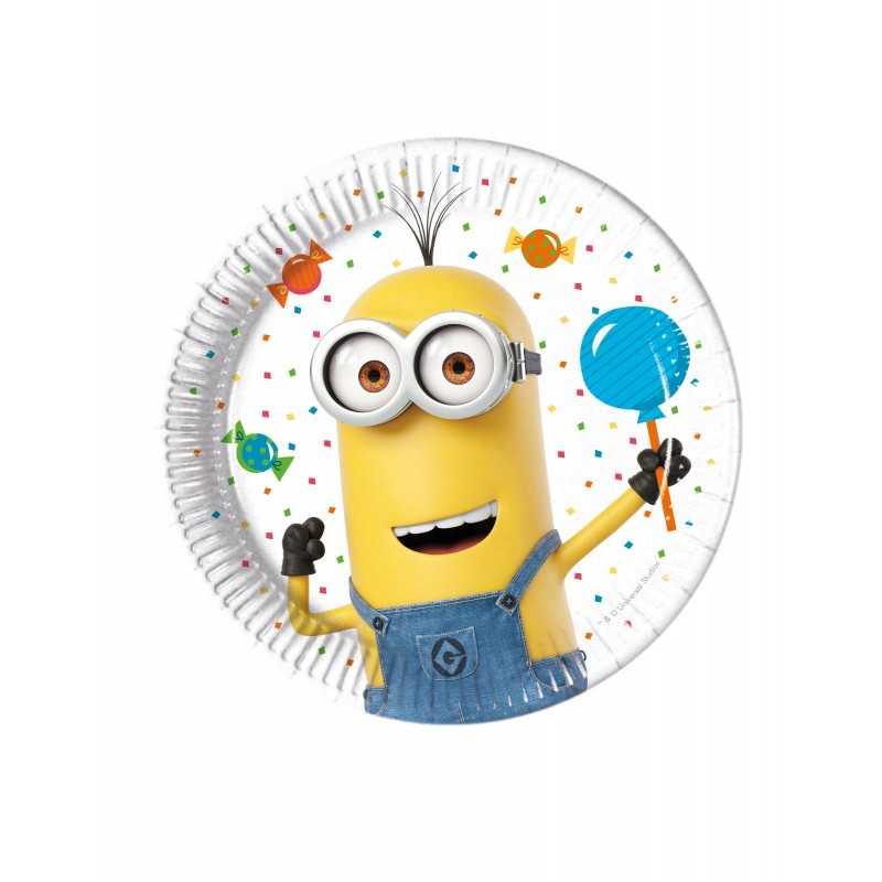 Petites Assiettes Anniversaire Minions