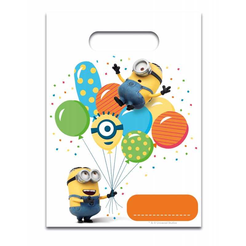 Sachets Plastique Les Minions Anniversaire Theme Les Minions