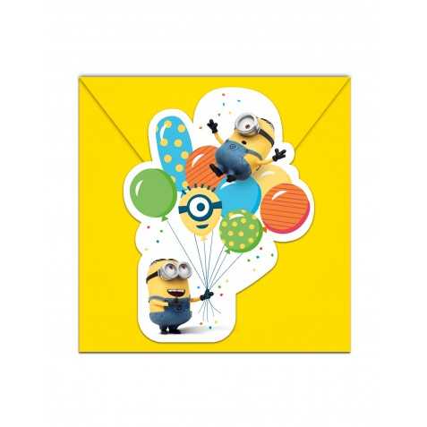 Cartes D Invitations Anniversaire Minions Monsieur Paillettes Cartes D Invitations Anniversaire Minions Monsieur Paillettes