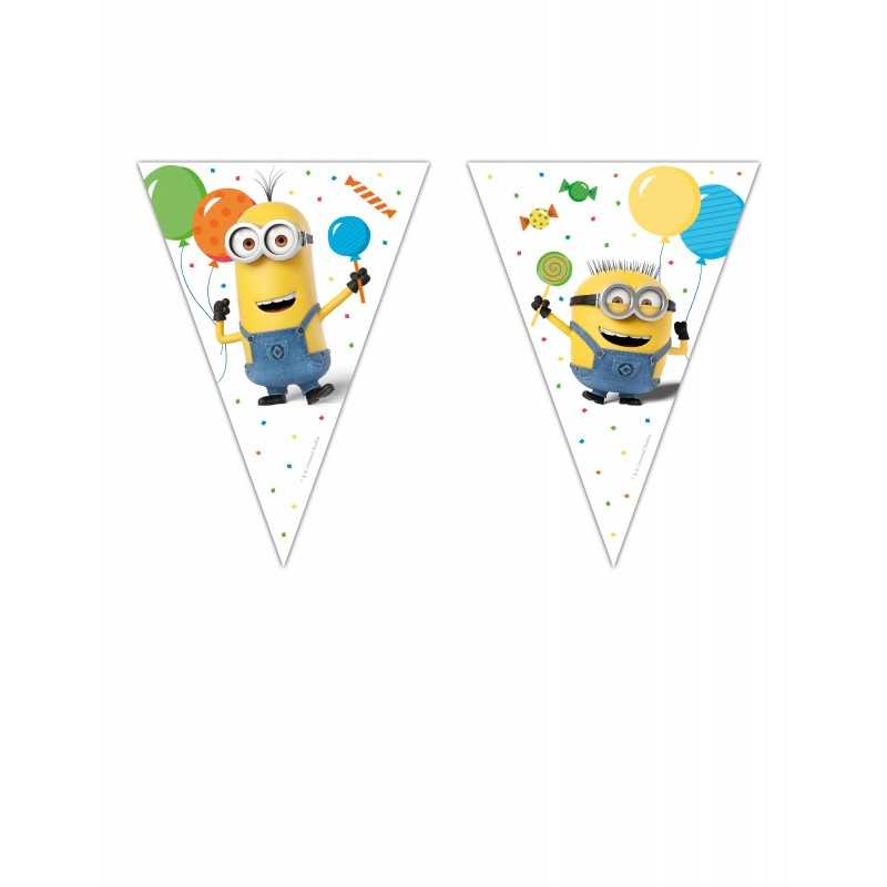 Guirlande Deco Anniversaire Les Minions Monsieur Paillettes