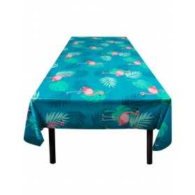 Nappe en plastique Flamant Tropic 130 x 180 cm