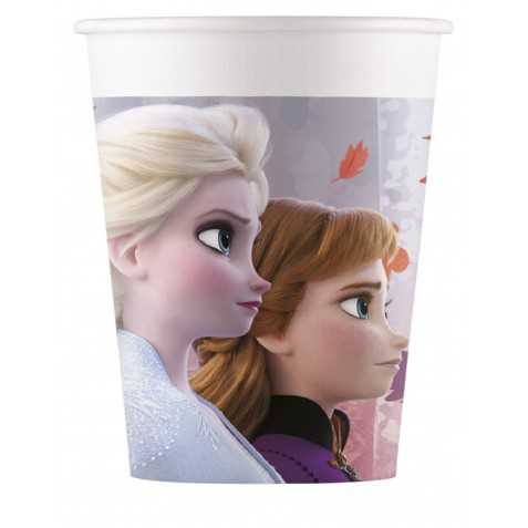 8 Gobelets en carton La Reine des Neiges 2 200 ml