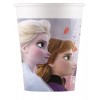 8 Gobelets en carton La Reine des Neiges 2 200 ml