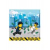 20 Serviettes en papier FSCÂ® Lego City 33 x 33 cm