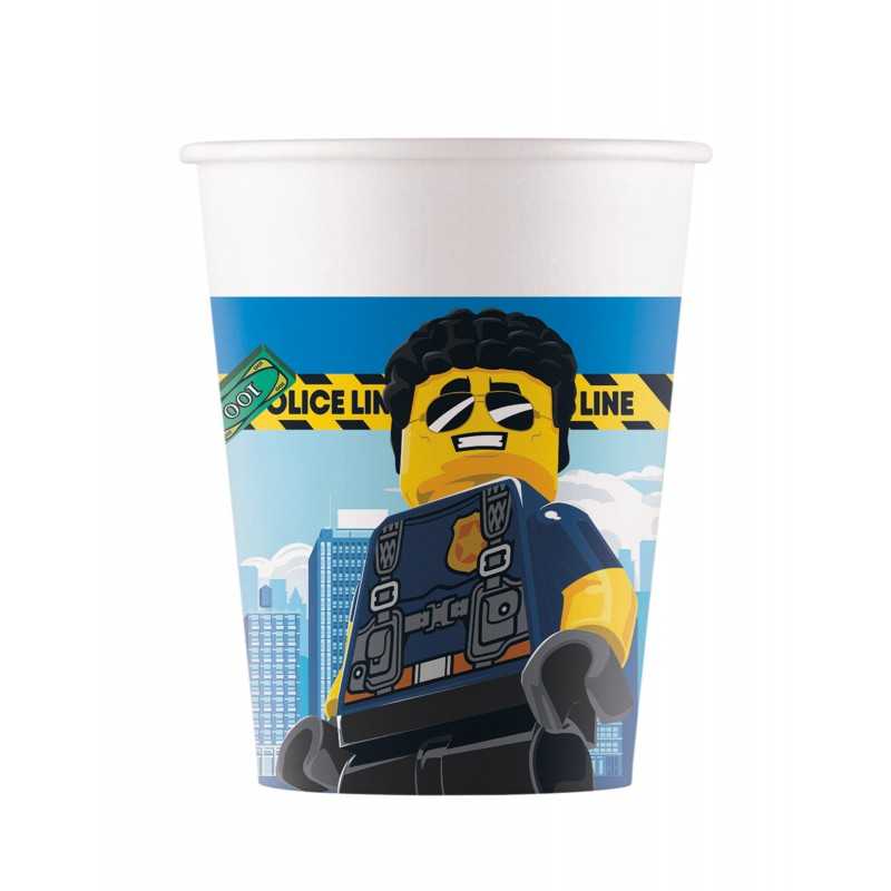 Gobelets Anniversaire Lego City Monsieur Paillettes