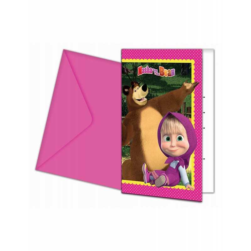 Cartes Invitation Gouter Anniversaire Masha Et Michka Cartes Invitation Gouter Anniversaire Masha Et Michka