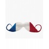 Moustache supporter France adulte