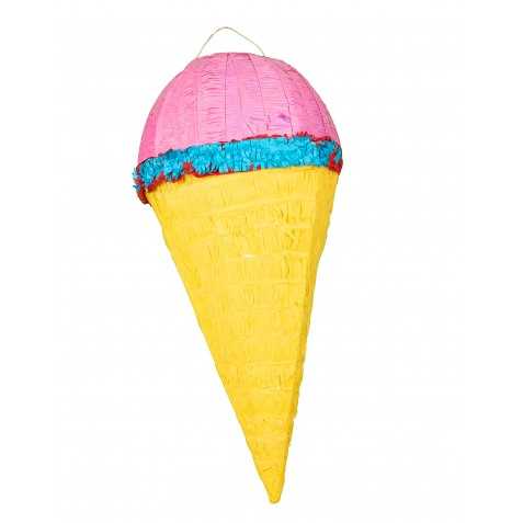 Pinata cornet de glace 64 x 30 cm
