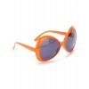 Lunettes disco adulte orange