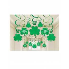 30 Décorations spirales St Patrick