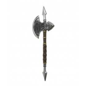 Hache pointes viking en plastique 60 cm