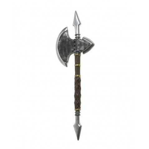 Hache pointes viking en plastique 60 cm