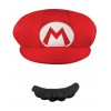 Casquette et Moustache Mario Adulte