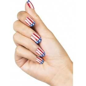 Faux ongles adhésifs USA femme