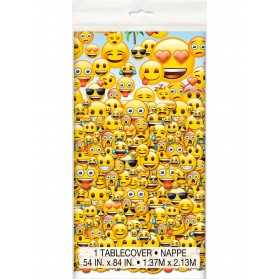 Nappe plastique 1,37m x 2,13m Emoji
