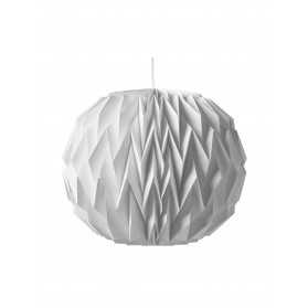 Boule origami blanche 28 x 37cm