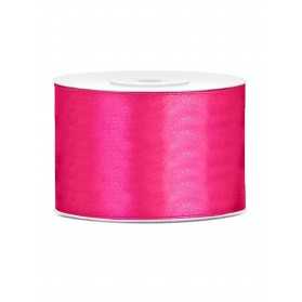 Ruban satin fuchsia 5 cm x 25 m