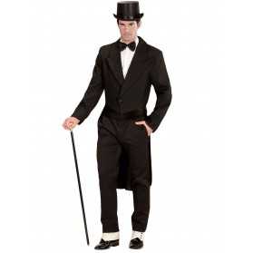 veste Queue de pie noire pour homme danseur de cabaret