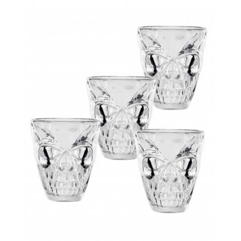 4 Verres à  shot tête de mort 50 ml