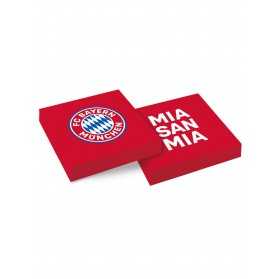 20 Serviettes en papier FC Bayern Munich 33 x 33 cm