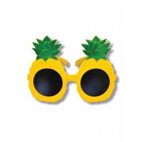 Lunettes ananas jaunes adulte