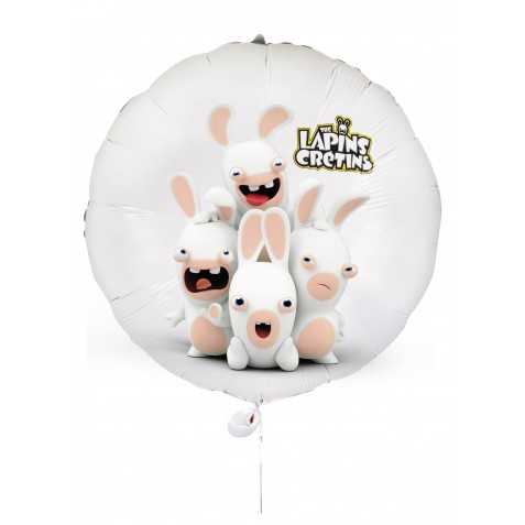 Ballon aluminium Lapins Crétins 40 cm