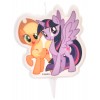 Bougie My Little Pony Applejack et Twilight Sparkle 6,5 cm