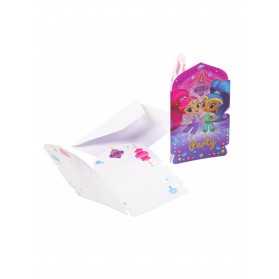 8 Invitations et enveloppes Shimmer & Shine