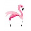 Serre-tête flamant rose plume rose adulte