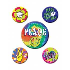 Badges Hippie