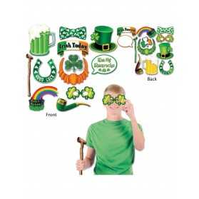 Kit photobooth Saint Patrick 12 accessoires