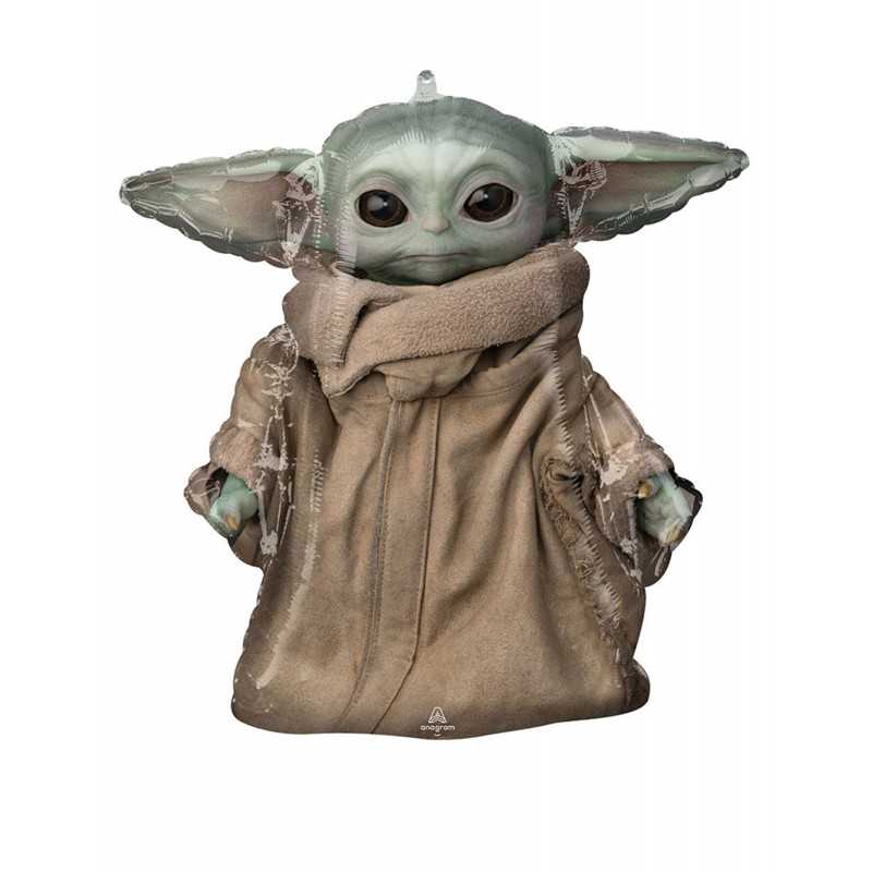 Ballon The Mandalorian Bebe Yoda Monsieur Paillettes Ballon The Mandalorian Bebe Yoda Monsieur Paillettes