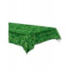 Nappe en plastique verte avec trèfles 137 x 274 cm