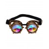 Lunettes avec verres prismes Steam punk adulte