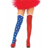 Collants opaques drapeau USA femme