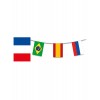 Guirlande plastique 32 Pays Coupe du Monde 13 m