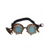 Lunettes avec lumière frontale Steam punk adulte