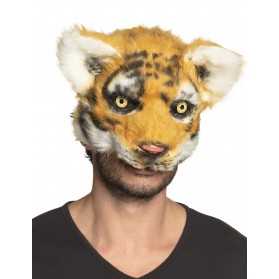 Masque tigre peluche adulte