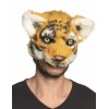 Masque tigre peluche adulte