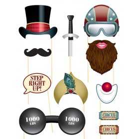 Accessoires Photobooth thème Cirque