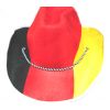 Chapeau cowboy drapeau Pays