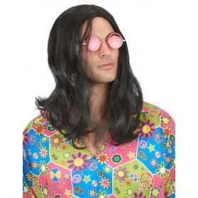 Perruque hippie homme