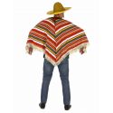 Poncho Mexicain coloré homme