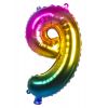 Ballon helium en forme de chiffre 9