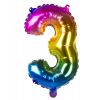Ballon helium en forme de chiffre 3